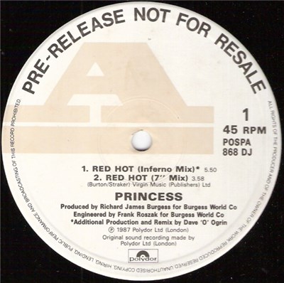 Princess - Red Hot download mp3 flac
