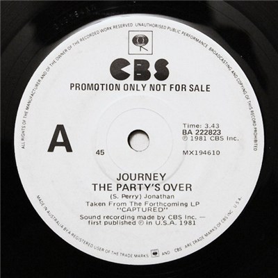 Journey - The Party's Over download mp3 flac