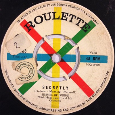 Jimmie Rodgers - Secretly download mp3 flac