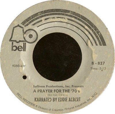 Eddie Albert - A Prayer For The '70's / On Being Average download mp3 flac