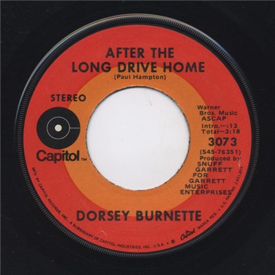 Dorsey Burnette - After The Long Drive Home download mp3 flac