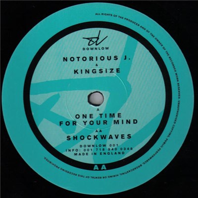 Notorious J & Kingsize - One Time For Your Mind / Shockwaves download mp3 flac