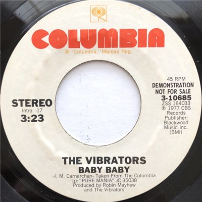 The Vibrators - Baby, Baby download mp3 flac