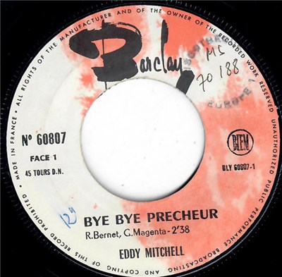 Eddy Mitchell - Bye Bye Prêcheur download mp3 flac