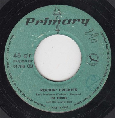 Joe Ferrer And His Devil's Boys - Rockin' Crickets / Blue Guitar download mp3 flac