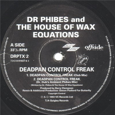 Dr Phibes And The House Of Wax Equations - Deadpan Control Freak download mp3 flac
