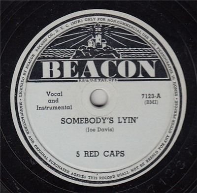 5 Red Caps - Somebody's Lyin' / Was It You? download mp3 flac