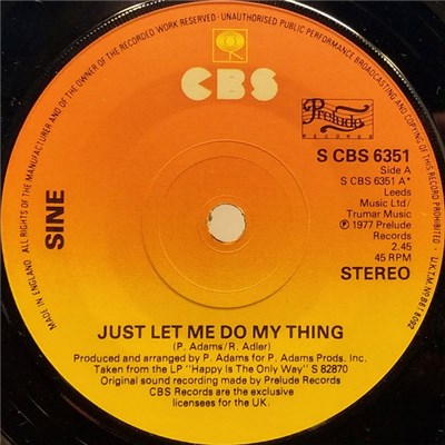 Sine - Just Let Me Do My Thing download mp3 flac