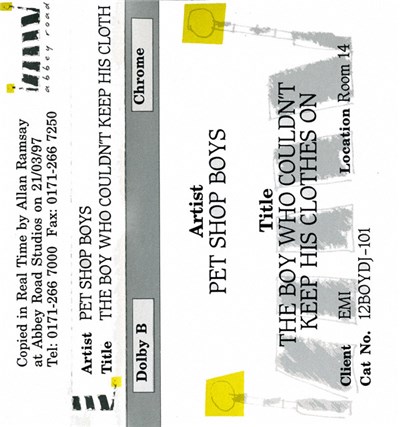 Pet Shop Boys - The Boy Who Couldn't Keep His Clothes On download mp3 flac
