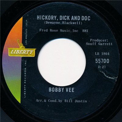 Bobby Vee - Hickory, Dick And Doc download mp3 flac