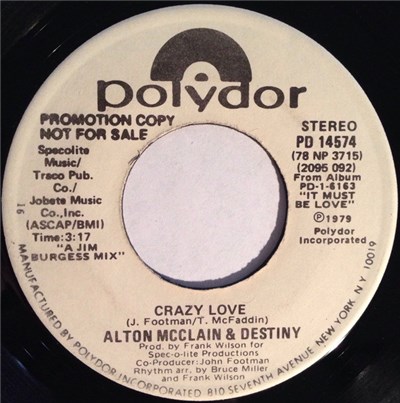 Alton McClain & Destiny - Crazy Love download mp3 flac