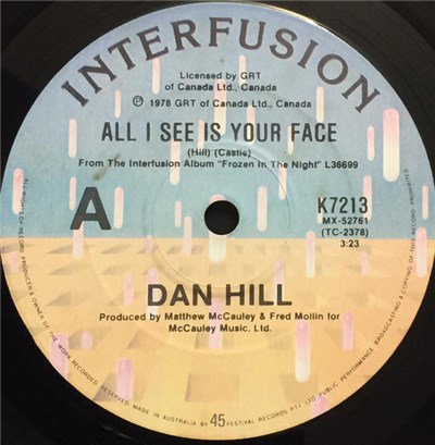 Dan Hill - All I See Is Your Face download mp3 flac