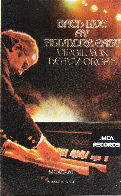 Virgil Fox - Bach Live At Fillmore East download mp3 flac