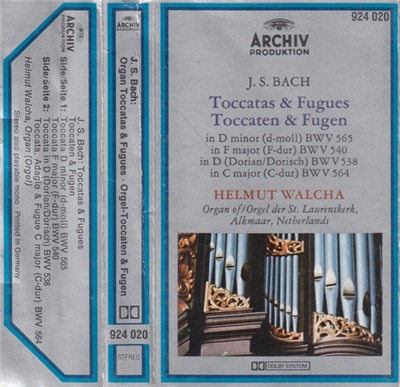 J. S. Bach − Helmut Walcha - Toccatas & Fugues / Toccaten & Fugen In D Minor (D-Moll) BWV 565 / In F Major (F-Dur) BWV 540 / In D (Dorian/Dorisch) BWV 538 / In C Major (C-Dur) BWV 564 download mp3 flac