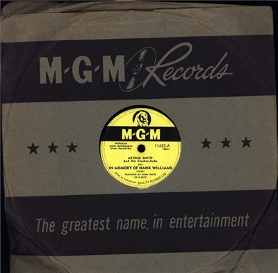 Arthur Smith And His Cracker-Jacks - In Memory Of Hank Williams / I'm Richer Than You download mp3 flac