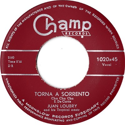 Juan Loubry And His Tropical Music - Torna A Sorrento download mp3 flac