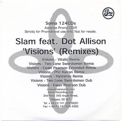 Slam Feat. Dot Allison - Visions (Remixes) download mp3 flac