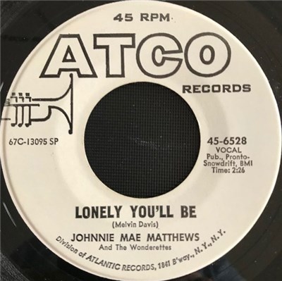 Johnnie Mae Matthews And The Wonderettes - Cut Me Loose / Lonely You'll Be download mp3 flac