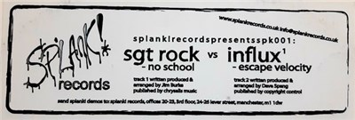Sgt. Rock / Influx 1 - No Skool / Escape Velocity download mp3 flac