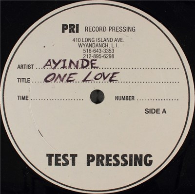 Ayinde - One Love download mp3 flac