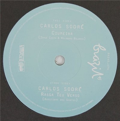 Carlos Sodré - Ciumeira / Rasga Teu Verso download mp3 flac