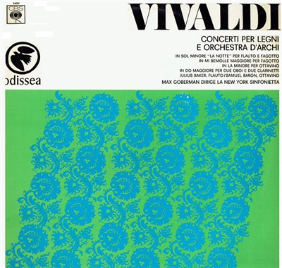 Vivaldi - Max Goberman Dirige La New York Sinfonietta - Concerti Per Legni E Orchestra D'Archi download mp3 flac