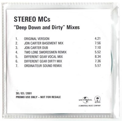 Stereo MCs - Deep Down And Dirty Mixes download mp3 flac