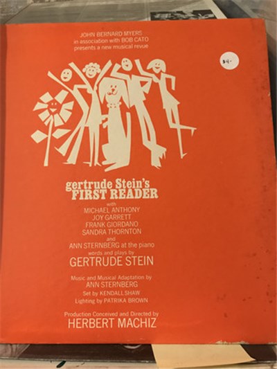 Gertrude Stein, Michael Anthony, Joy Garrett, Frank Giordano, Sandra Thornton - Gertrude Stein's First Reader download mp3 flac