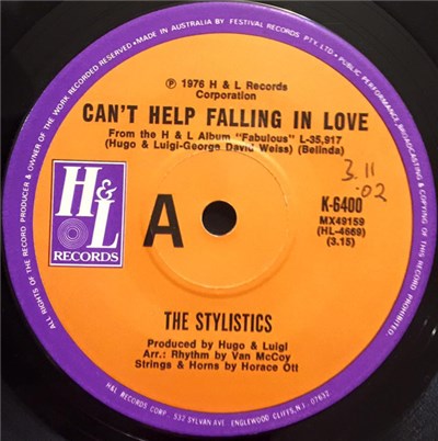 The Stylistics - Can't Help Falling In Love download mp3 flac