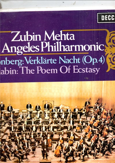 Zubin Mehta, Los Angeles Philharmonic Orchestra, Schönberg, Scriabin - Verklärte Nacht (Op.4) / The Poem Of Ecstasy download mp3 flac