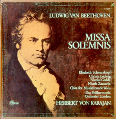 Beethoven - Herbert Von Karajan, Philharmonia Orchestra London, Singverein Der Gesellschaft Der Musikfreunde Wien - Missa Solemnis D-Dur Op. 123 download mp3 flac