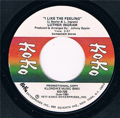 Luther Ingram - I Like The Feeling download mp3 flac