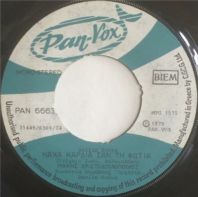 Μάκης Χριστοδουλόπουλος - Νάχα Καρδιά Σαν Τη Φωτιά / Πήρα Στα Χέρια Μου Σταυρό download mp3 flac