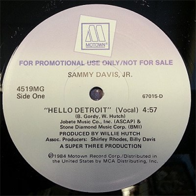 Sammy Davis Jr. - Hello Detroit download mp3 flac