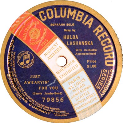 Hulda Lashanska - Just Awearyin' For You download mp3 flac