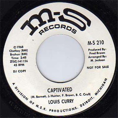 Louis Curry - Captivated / You're Sweeter Than A Cup Of Honey download mp3 flac