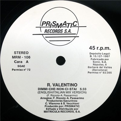 R. Valentino - Dimmi-Che-Non-Ci-Stai download mp3 flac