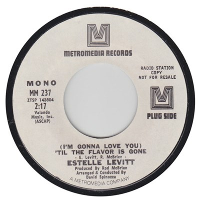 Estelle Levitt - (I'm Gonna Love You) 'Til The Flavor Is Gone download mp3 flac