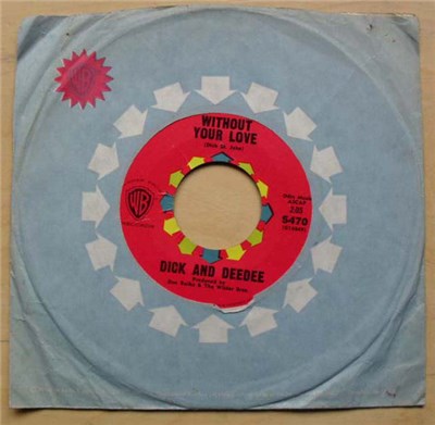 Dick And Dee Dee - Without Your Love / The MIddle Song download mp3 flac