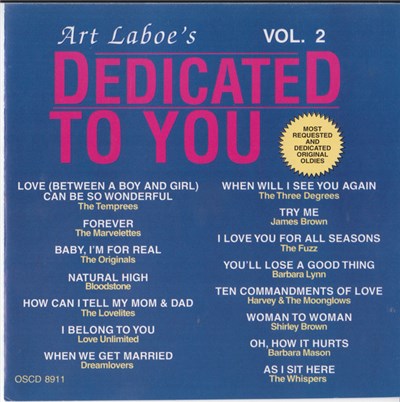 Art Laboe Presents Various - Dedicated To You Vol 2 download mp3 flac
