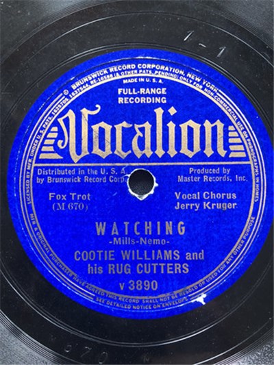 Cootie Williams & His Rug Cutters - Watching / I Can't Give You Anything But Love download mp3 flac
