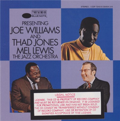 Joe Williams And Thad Jones/Mel Lewis Orchestra - Presenting Joe Williams And Thad Jones/Mel Lewis Orchestra download mp3 flac