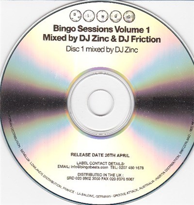 Zinc & DJ Friction - Bingo Sessions Volume 1 download mp3 flac
