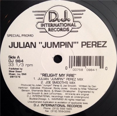 Julian "Jumpin" Perez - Relight My Fire download mp3 flac