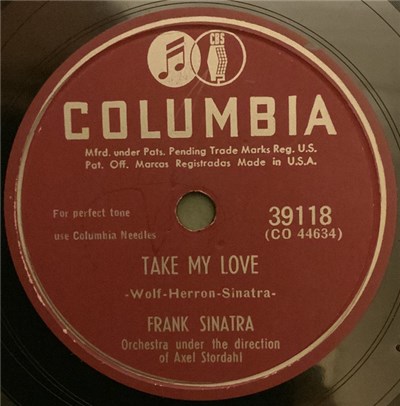 Frank Sinatra - Take My Love / Come Back To Sorrento download mp3 flac