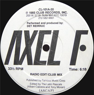 Det Reirruc / Club's Rappers - Axel F / Like Eddie Did download mp3 flac