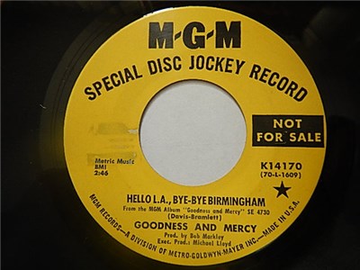 Goodness And Mercy - Hello L.A., Bye-Bye Birmingham / You Don't Own Me download mp3 flac
