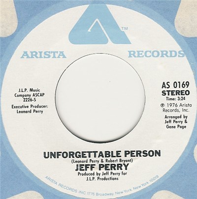 Jeff Perry - Unforgettable Person download mp3 flac