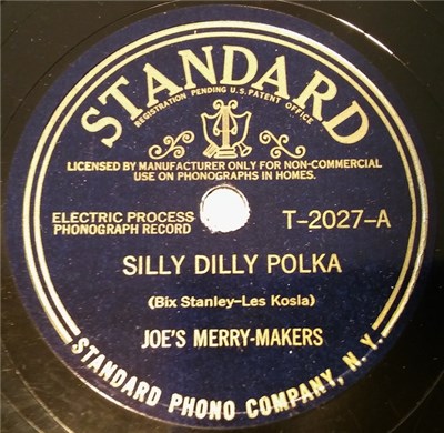 Joe's Merry-Makers - Silly Dilly Polka / Hitch-Hiker Polka download mp3 flac