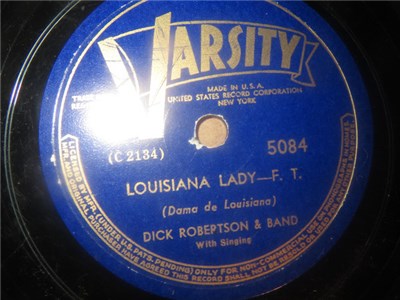 Dick Robertson & Band - Louisiana Lady / Mississippi Basin download mp3 flac